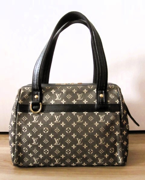 美品★LOUIS VUITTON★モノグラムミニ★ジョセフィーヌPM黒★Mini Monogram Josephine★ハンドバッグ★キャンバスレザーBlack 970801 92211拍卖