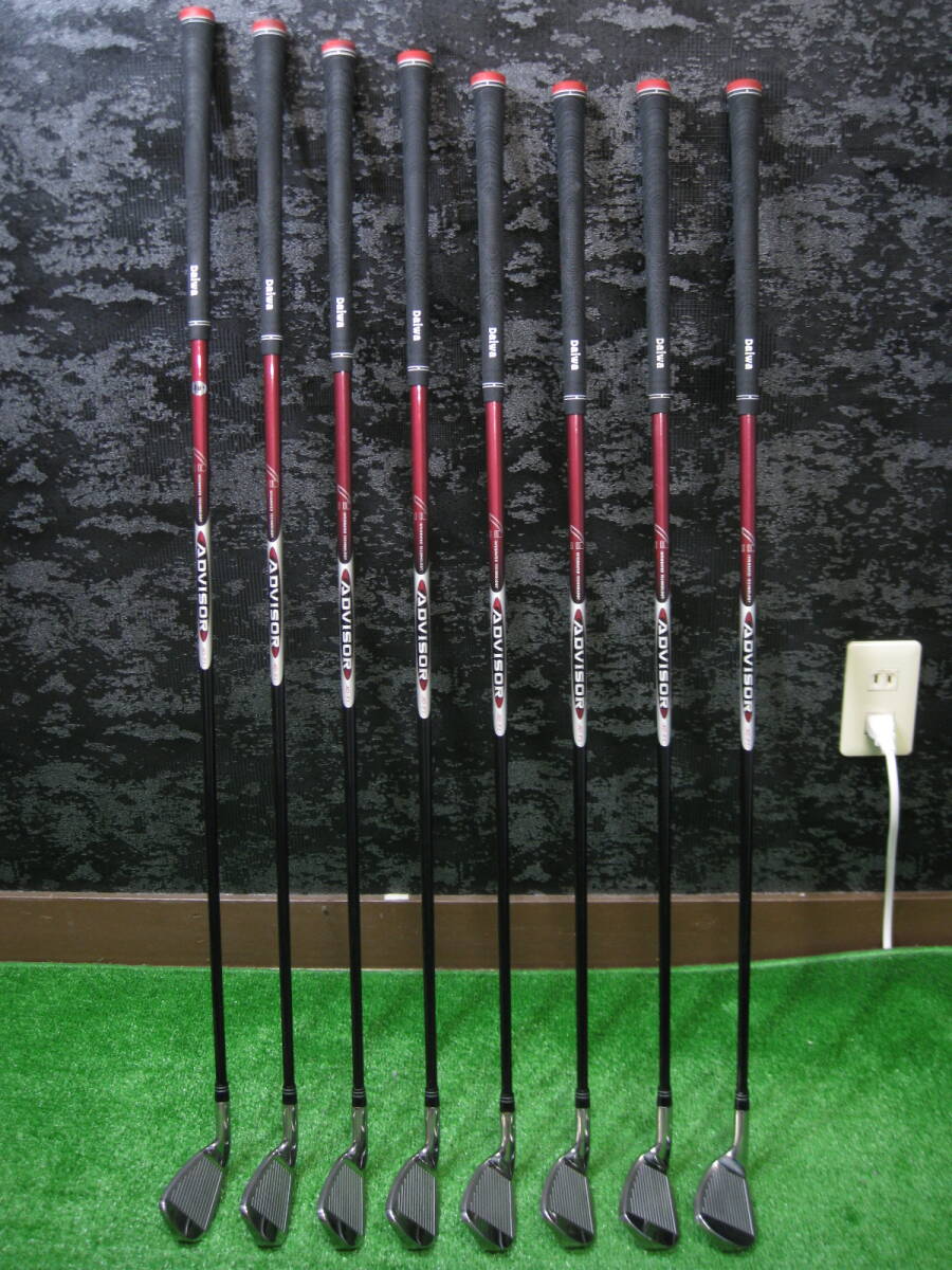 Daiwa GOLF ADVISOR AD-F1 5-S 8本アイアンセット 拍卖