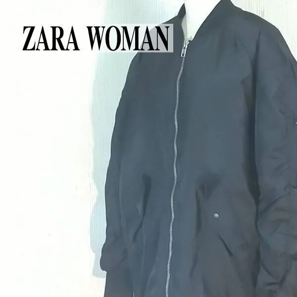 ZARA WOMAN ザラウーマン ジャンパ- ブルゾン 前ファスナ-拍卖