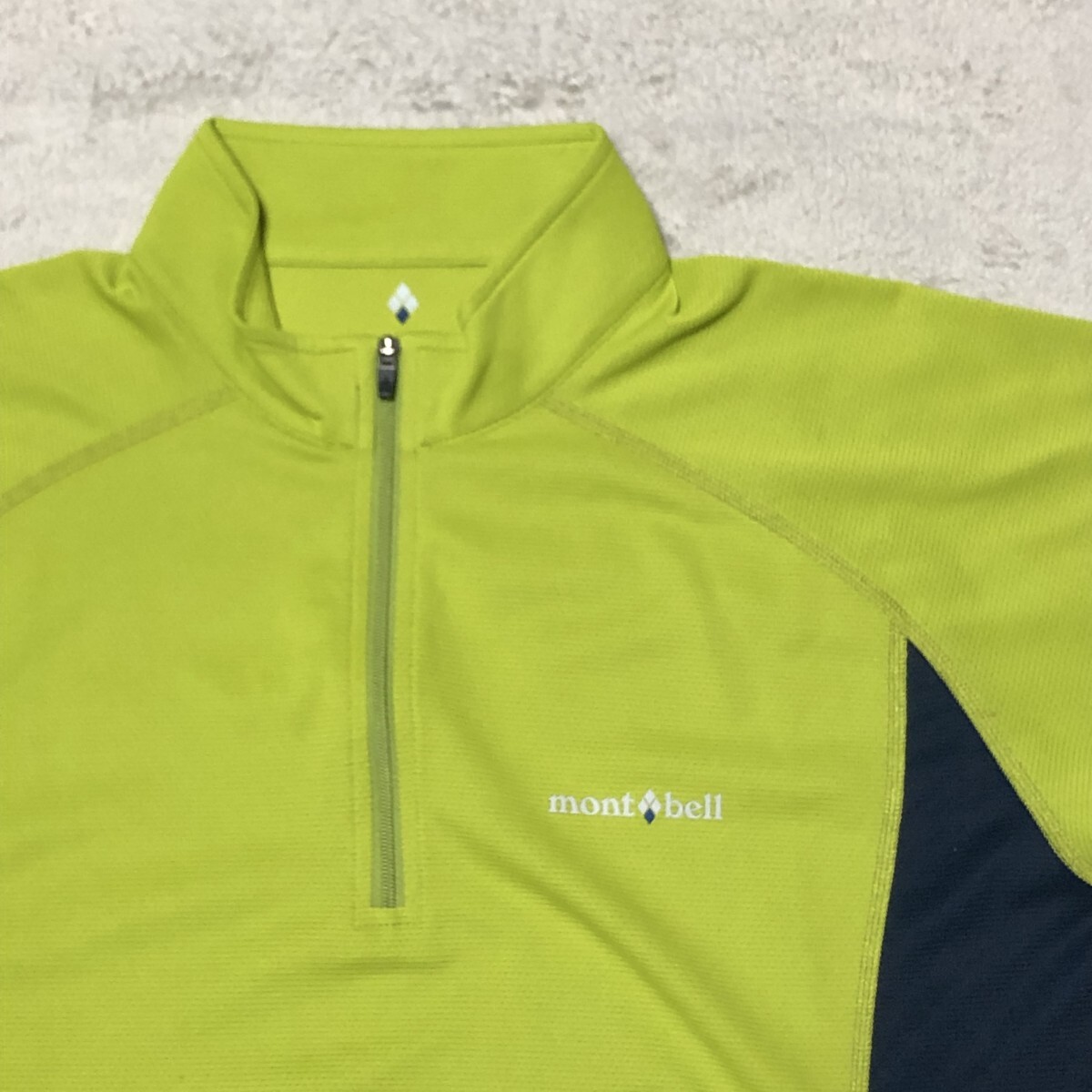 モンベル mont-bell クール ハーフスリーブジップシャツ 半袖 Sサイズ 1104928拍卖