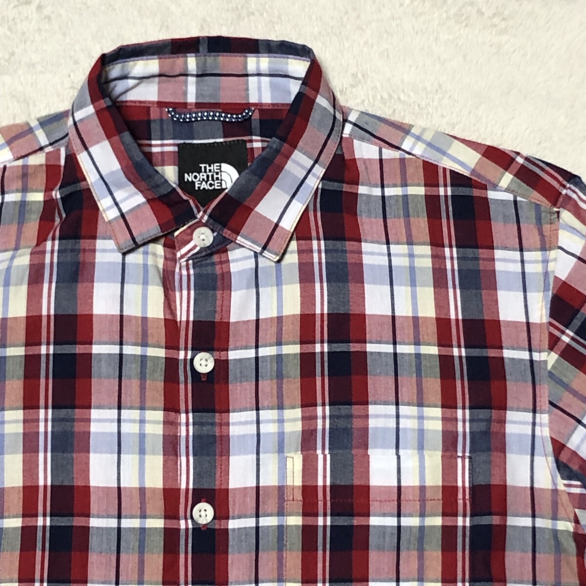 THE NORTH FACE ザ・ノース・フェイス L/S DACRONQD COTTON SHIRT ダクロンQDコットンシャツ 長袖シャツ Sサイズ NR11268拍卖