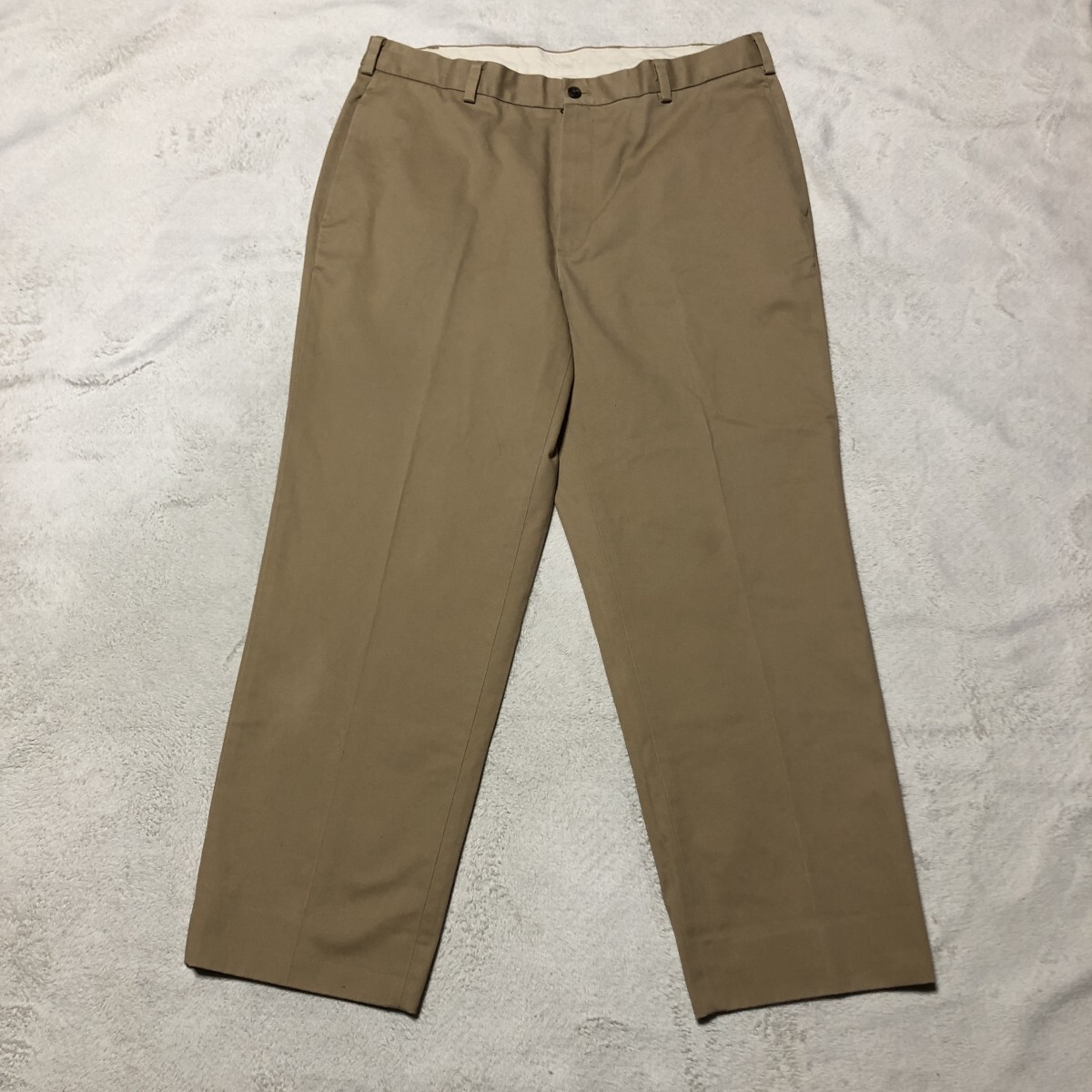 Brooks Brothers ブルックスブラザーズ チノパン カジュアルパンツ スラックス ベージュ系 人気の大きいサイズ W34-L32 2XLサイズ相当拍卖