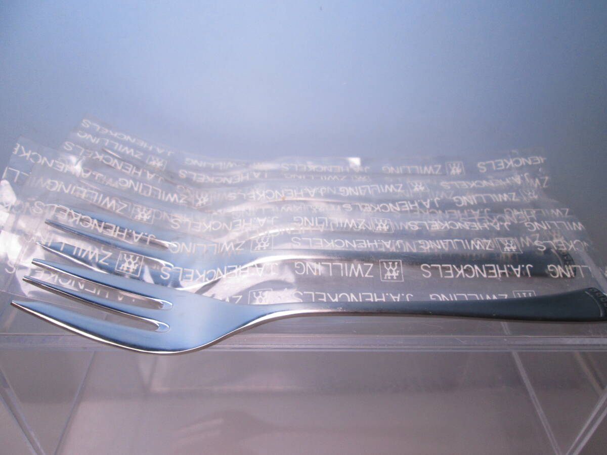 ☆ZWILLING J.A.HENCKELS ヘンケル 大 フォーク 4 フレンチ/お料理屋さんの器/茶懐石/割烹/日本料理拍卖