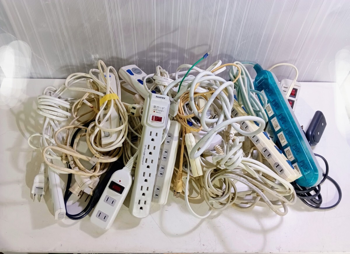 【1円スタート】 延長コード まとめ 20個 配線 電源コード 未検品 E1605拍卖