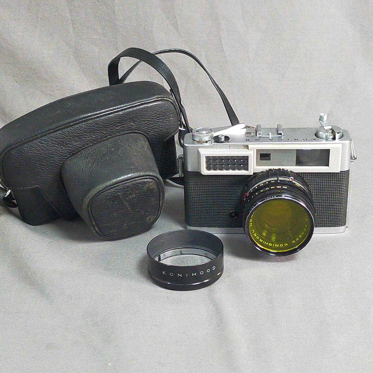 △ 11/5 296876 KONICA コニカ SⅡ フイルムカメラ HEXANON 1:2 f=48mm KONISHIROKU used 現状品拍卖