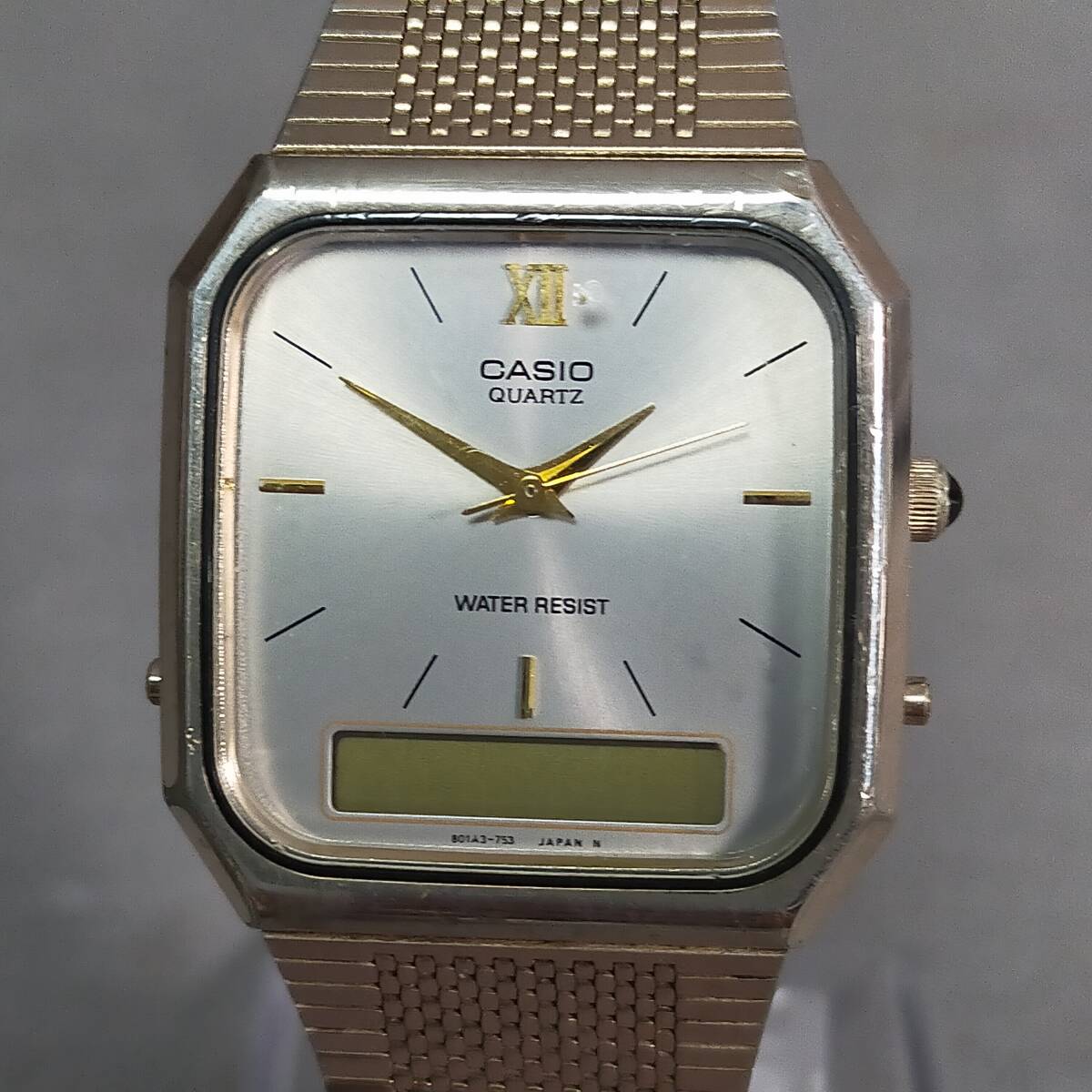 ● 11/6 297204 CASIO カシオ QUARTZ 358 AQ-431 3針 デジタル 腕時計 used 現状品 拍卖