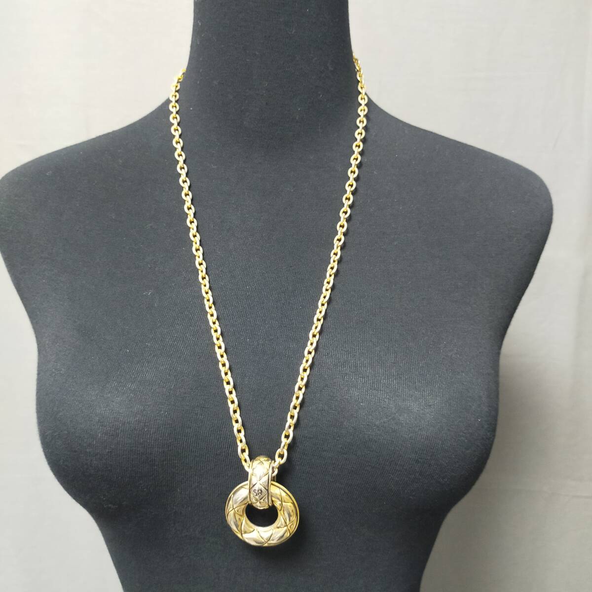 5711/7 GJ72244 SONIA RYKIEL ソニアリキエル ネックレス ゴールドカラー ヴィンテージ ブランド アクセサリー 現状品拍卖