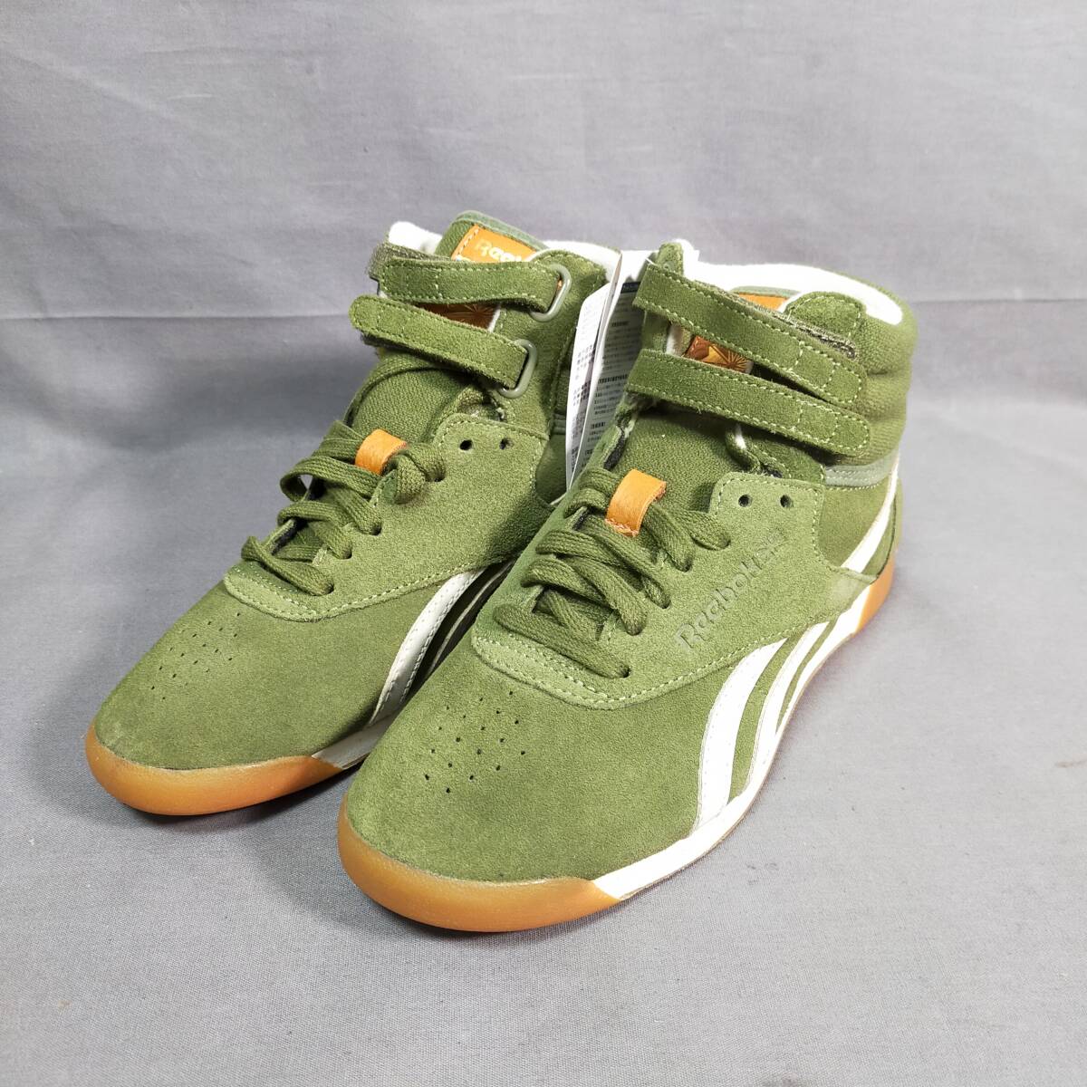 5711/10 GJ72350 Reebok リーボック スニーカー ハイカット モスグリーン 22.5㎝ アウトドア シューズ レディース拍卖