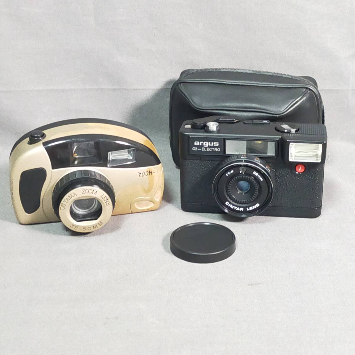 5711/11 GJ72193 argus C2-ELECTRO/OUYAMA ZOOM-1 フイルムカメラ 2点セット UESD 現状品拍卖