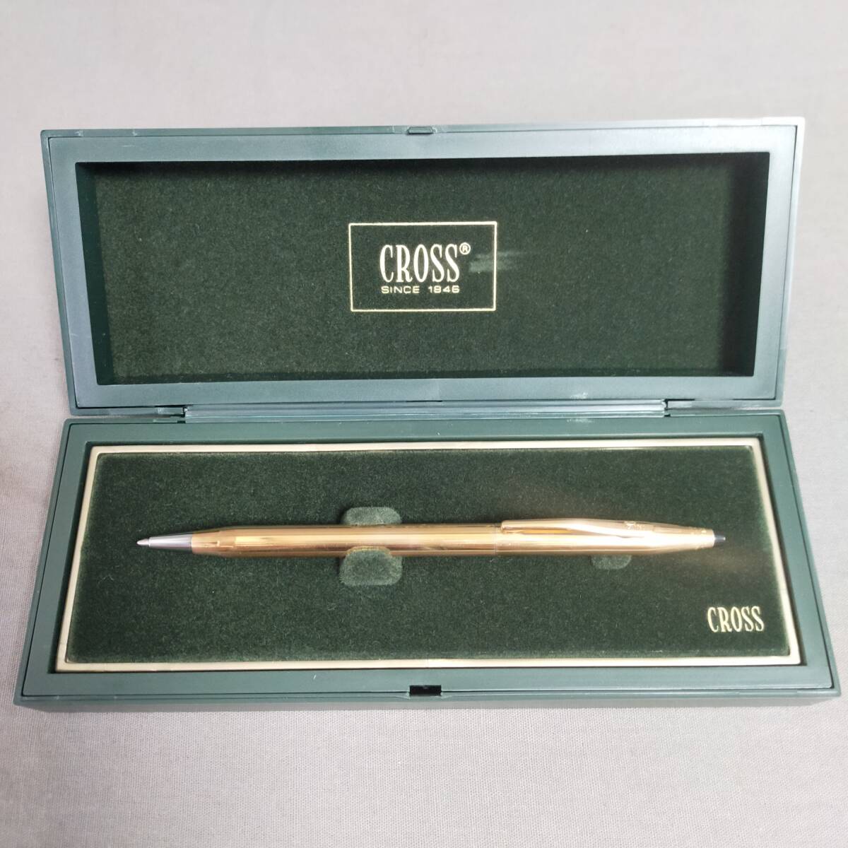 5711/12 GJ72452 CROSS クロス 1/20 14KT GOLD FILLED ボールペン 箱入り 筆記用具 現状品拍卖