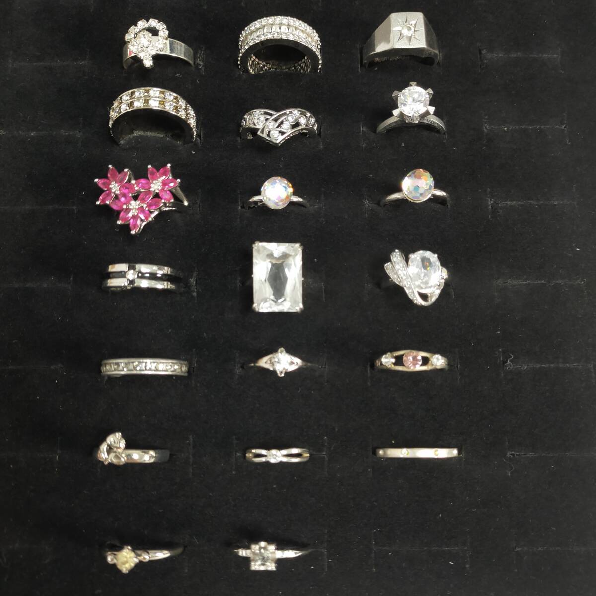 5711/14 GJ72238 アクセサリー リング 指輪 SILVER 925含む ヴィンテージ おまとめ 約74g 現状品拍卖