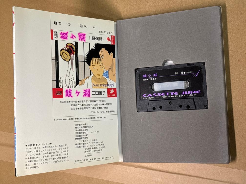 カセットJUNE 三ツ矢雄二 「鼓ヶ淵」/原作:三田菱子 /出演:鈴置洋孝 BL LI2664拍卖