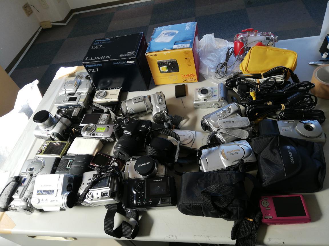nikon/casio/olympus/fujifilm/canon/sony コンパクトデジタルカメラ大量まとめて 1FJ3TB拍卖