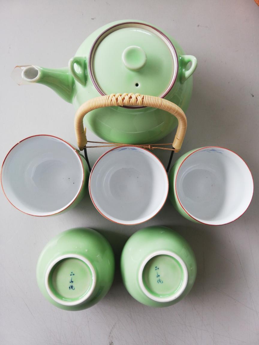 急須と湯のみ茶碗セット 昭和レトロ 3A1SDG拍卖