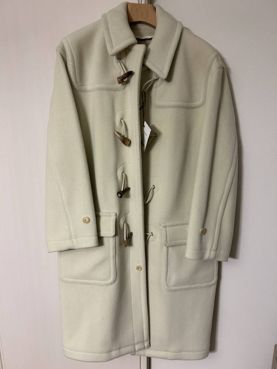 AURALEE 22AW WOOL HERRINGBONE PILE DUFFLE COAT Light Yellow サイズ3 オーラリー ウールヘリンボーンパイルダッフルコート拍卖