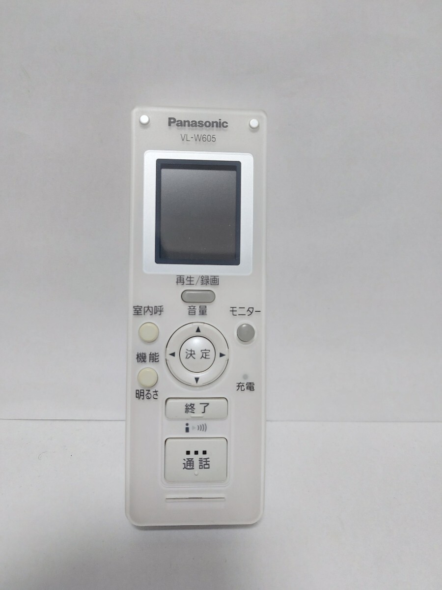 Panasonic パナソニック どこでもドアホン ワイヤレスモニター子機 VL-W605 動作未確認 ジャンク ドアホン 子機 拍卖