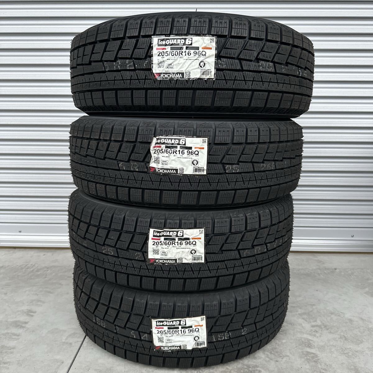 【2024年日本製】法人4本/66000円~◆ヨコハマタイヤ iceGUARD IG60 アイスガード 冬タイヤ領収書発行可205/60R16 205/60-16ノア VOXY拍卖