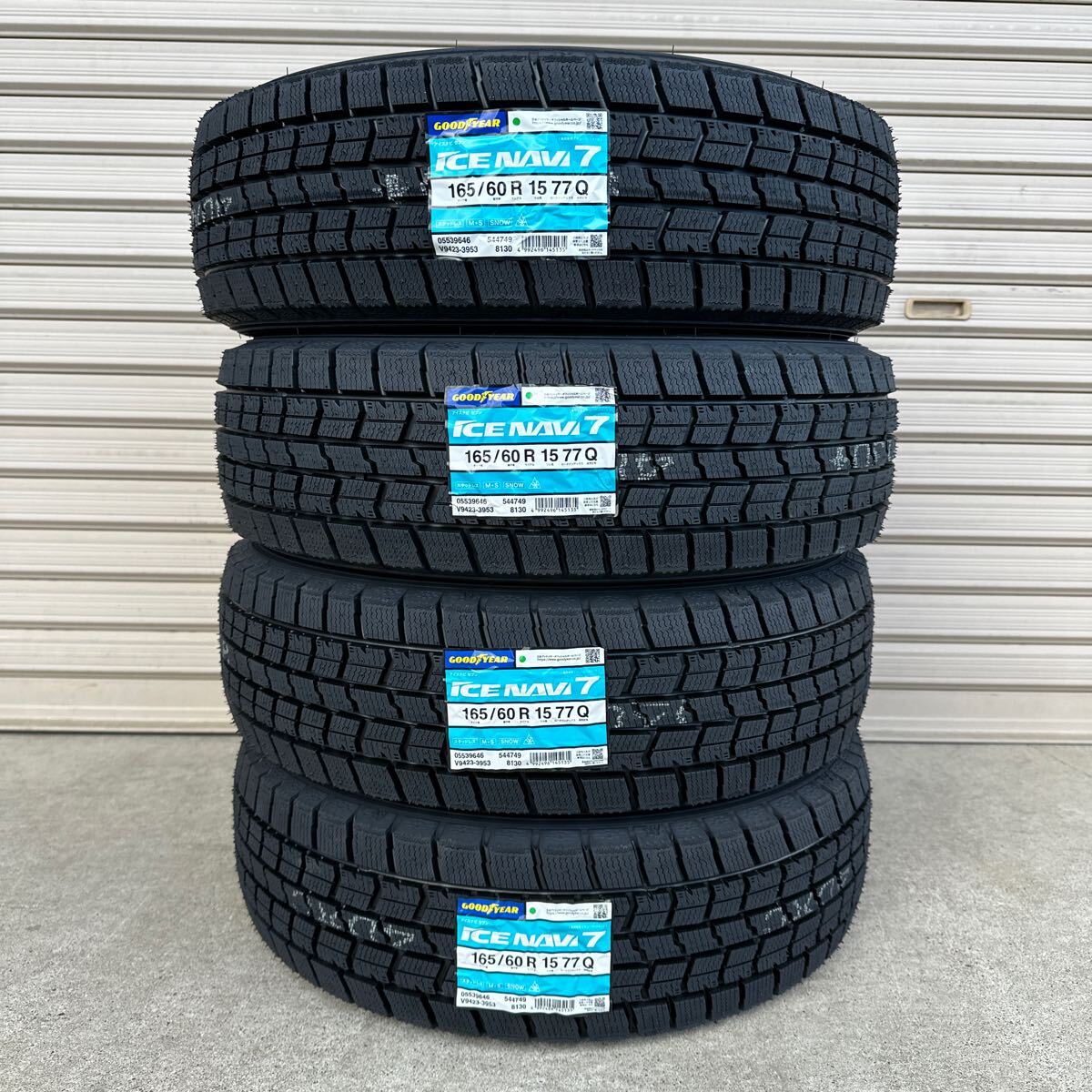 【2024年日本製】法人4本/38000円~◆領収書発行可165/60R15 165/60-15 GOODYEAR グッドイヤー ICE NAVI7 アイスナビ7 スタッドレス ◆ 拍卖