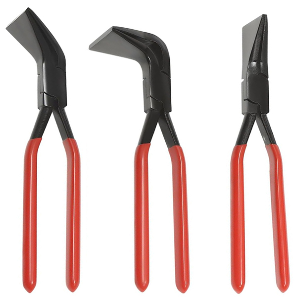 板金曲げ加工用プライヤーセット 3本組 ストレート・45°・90°対応 B274拍卖