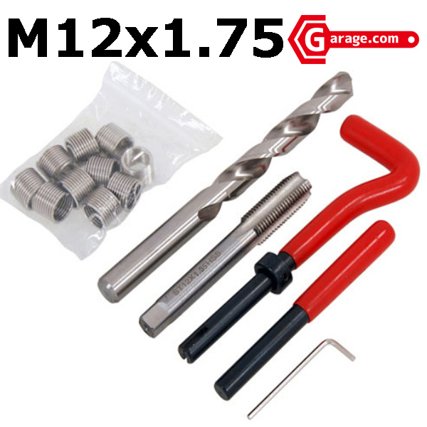 DIYtool 手軽につぶれたネジ補修 ネジ山修正リコイルキットM12x1.75 B134拍卖