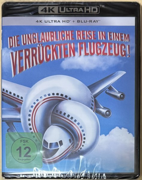 Airplane! フライングハイ 4K Ultra HD+Blu-ray 2枚組 日本語収録 ジム・エイブラハムズ デヴィッド・ザッカー ジェリー・ザッカー拍卖