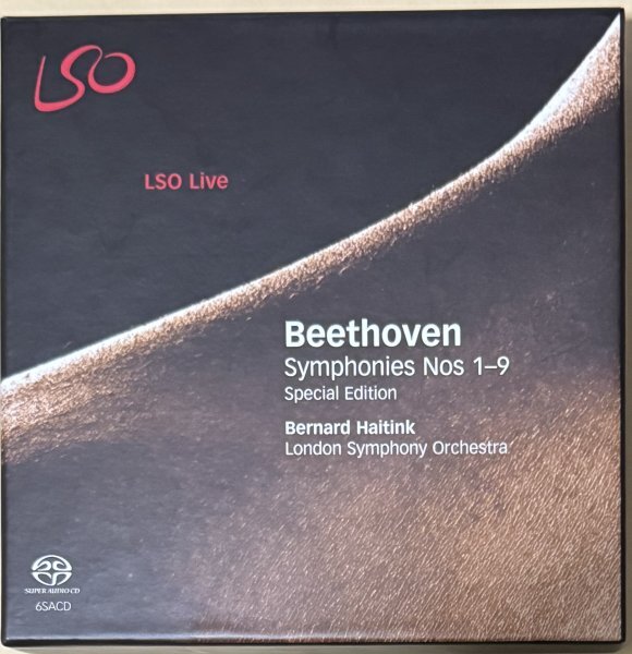 Beethoven Symphonies Nos 1-9 Special Edition Bernard Haitink London Symphony Orchestra LSO Live 6SACD ベートーヴェン 交響曲全集拍卖