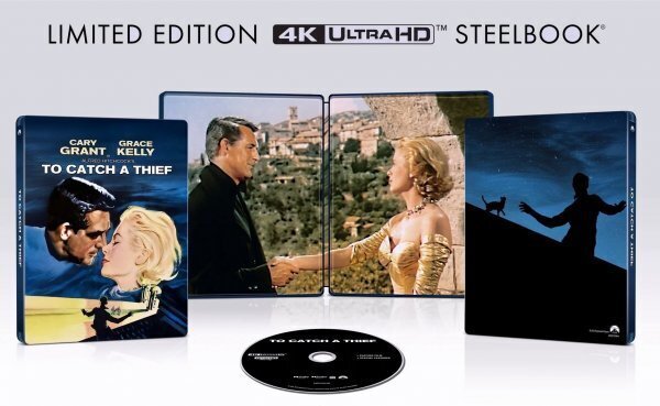 To Catch A Thief 泥棒成金 70周年記念 4K Ultra HD スチールブック仕様 アルフレッド・ヒッチコック ケーリー・グラント グレース・ケリー拍卖