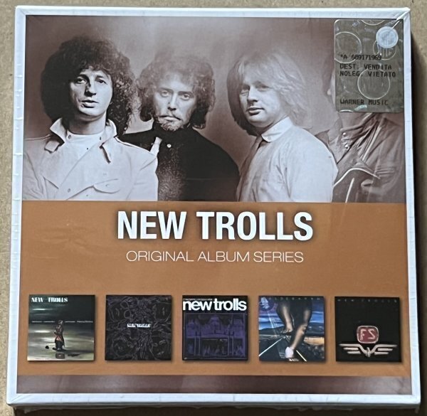 NEW TROLLS ORIGINAL ALBUM SERIES 5CD BOX ニュー・トロルス SENZA ORARIO SENZA BANDIERA CONCERTO GROSSO PER I ALDEBARAN F.S.拍卖