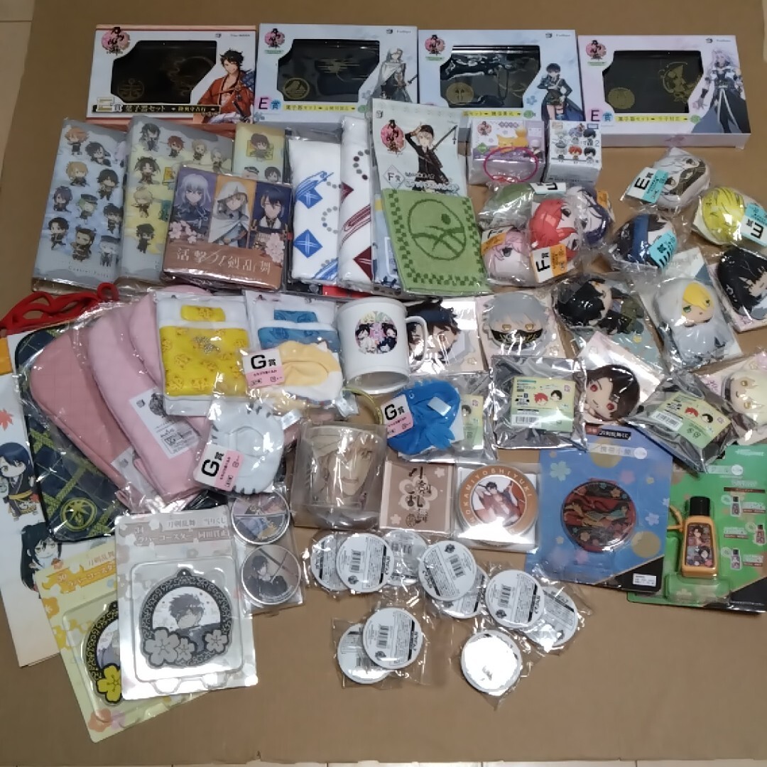 刀剣乱舞 アミューズメント景品 一番くじ グッズまとめて約50点拍卖