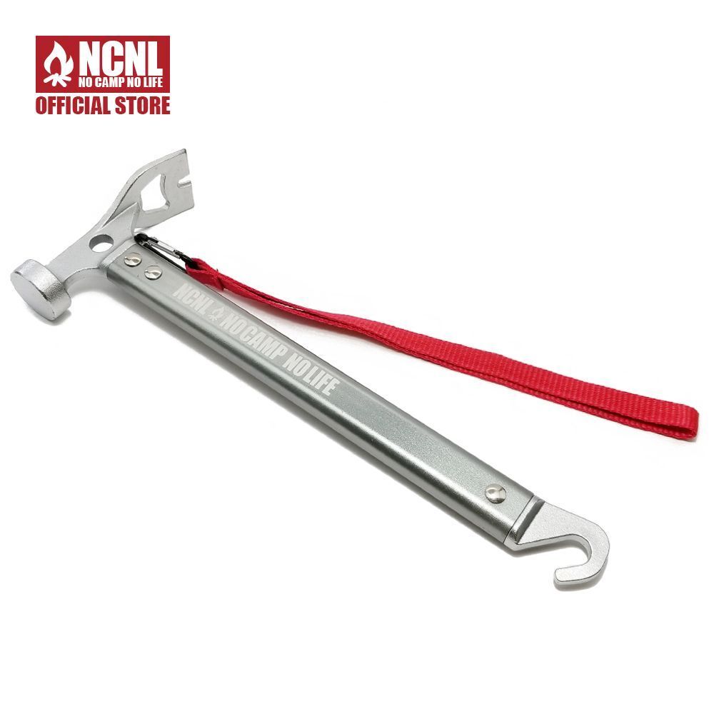 ★アウトレット★ NCNL ペグハンマー テントハンマー キャンプハンマー 軽量 キャンプ ソロキャンプ アウトドア (シルバー) ncnl2058-ou拍卖