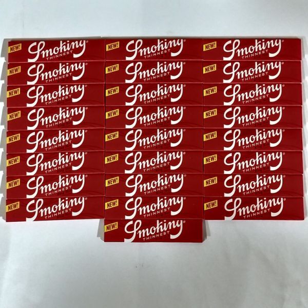 現品限り 未使用 スペイン Smoking ペーパー THINNEST キングサイズ 33枚入 25個 手巻きタバコ 巻紙 スモーキング K4拍卖