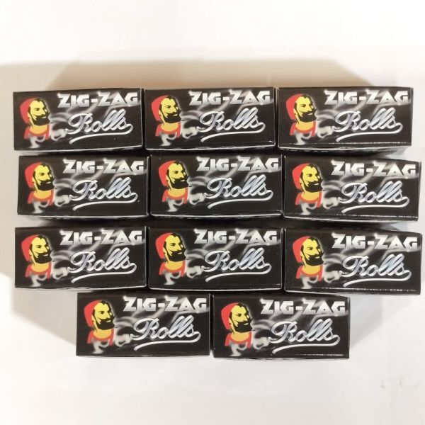 現品限り 未使用 フランス ZIG ZAG ロールペーパー スリム 4m 11個 手巻きタバコ用 巻紙 ジグザグ L1拍卖
