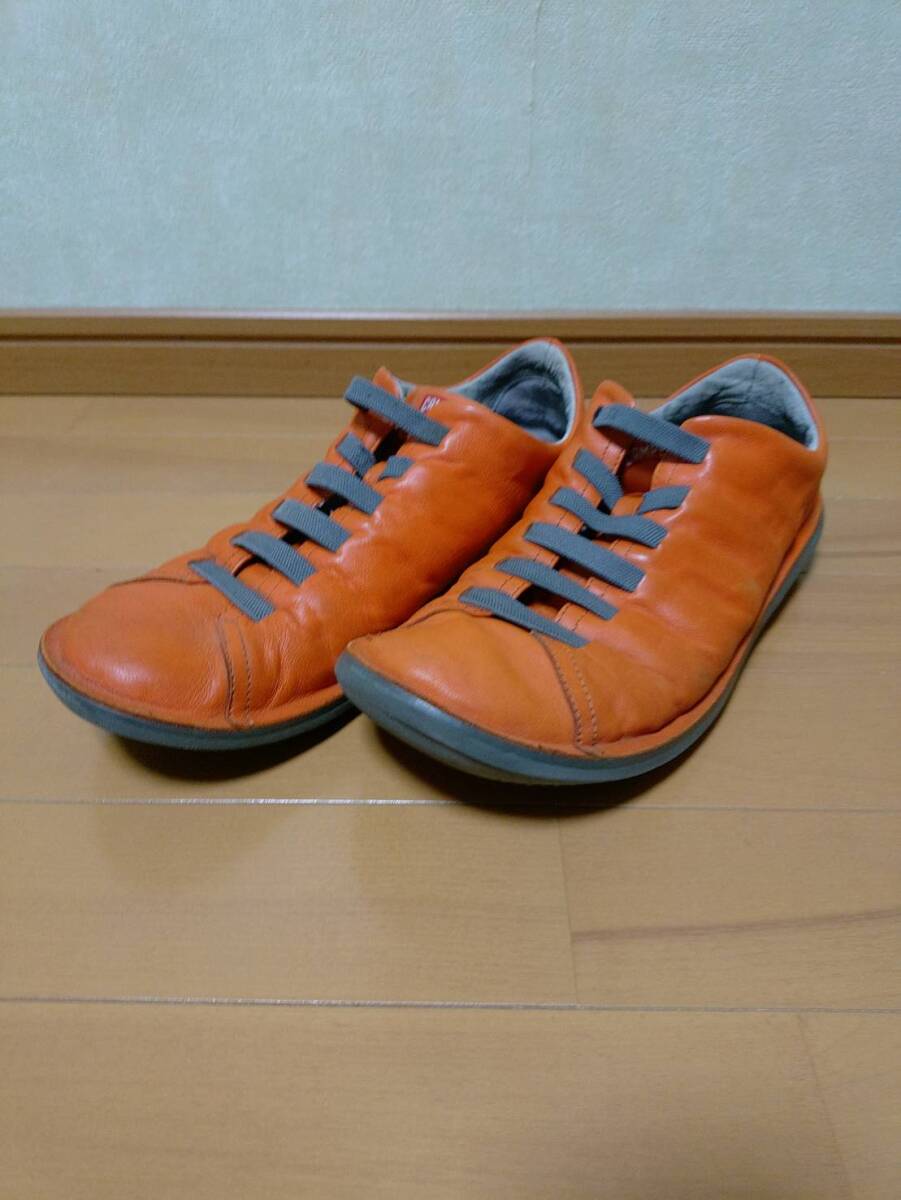 CAMPER カンペール オレンジ ベトナム製 42拍卖