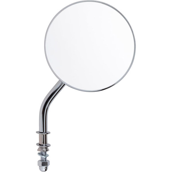 キジマ KIJIMA ラウンドミラー クローム 4インチ(101mm) 左右共通 1個売り HD-07141拍卖