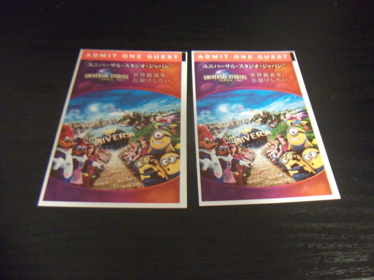 新品 ユニバーサルスタジオジャパン パートナー・フリー・パス(CMP) 大人 2枚 速達料込 ユニバ USJ 切手払いはできません拍卖