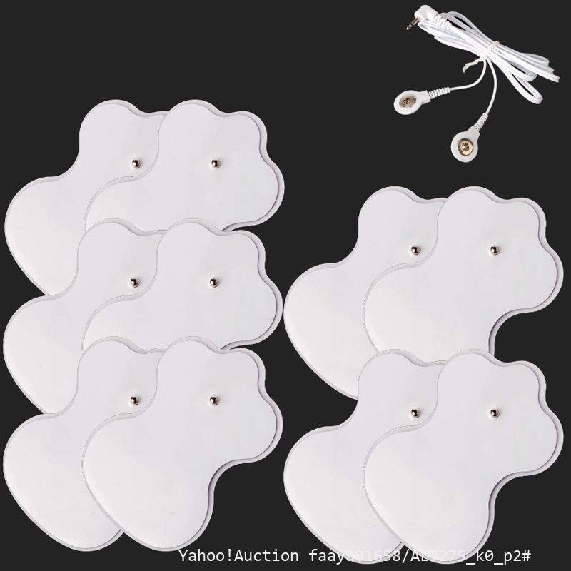 追跡あり 低周波 電極パッド 5組10枚 +専用導子コード オムロン製などの互換品 OMRON エレパルス ロングライフパッド HV-LLPAD代用 E (p2拍卖