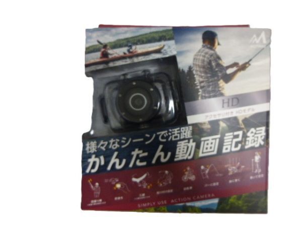 ◎◎☆ジャンクELECOMACAM-H01SBKジャンク アクションカメラ(HD)◎◎拍卖