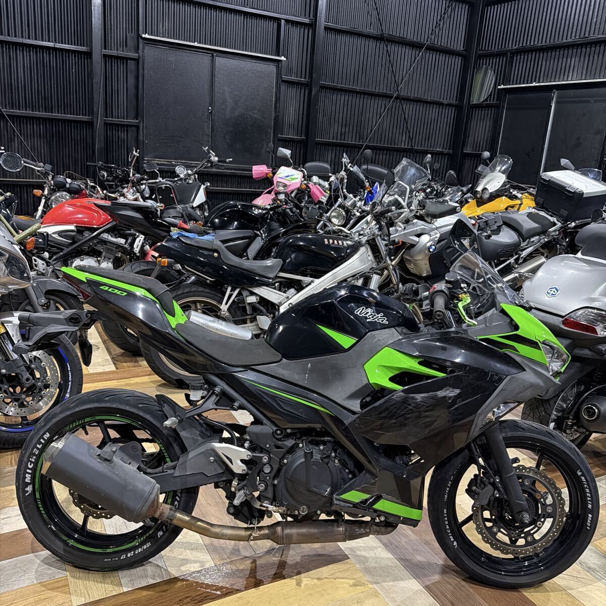 カワサキ ニンジャ400 ninja400 ex400g 平成30年 セル始動 書類あり 走行45256km拍卖