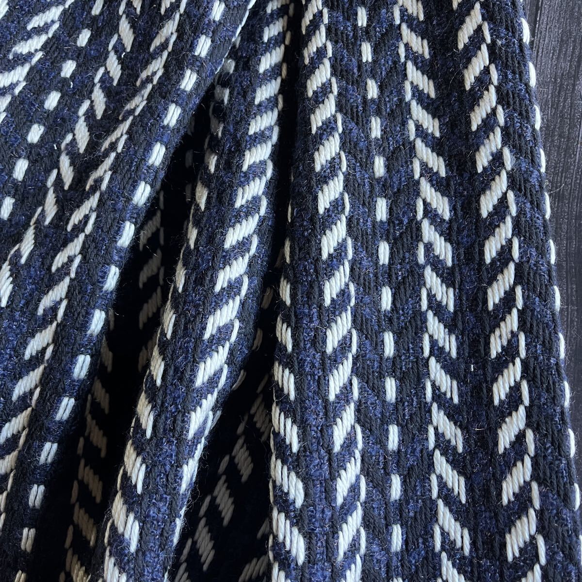 ジャガードツイード生地 厚手 柔らか 幅150×50cm延長可拍卖