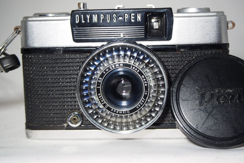【分解整備済】オリンパスペンEE-3 モルト張替済 レンズキャップ・ストラップ付拍卖