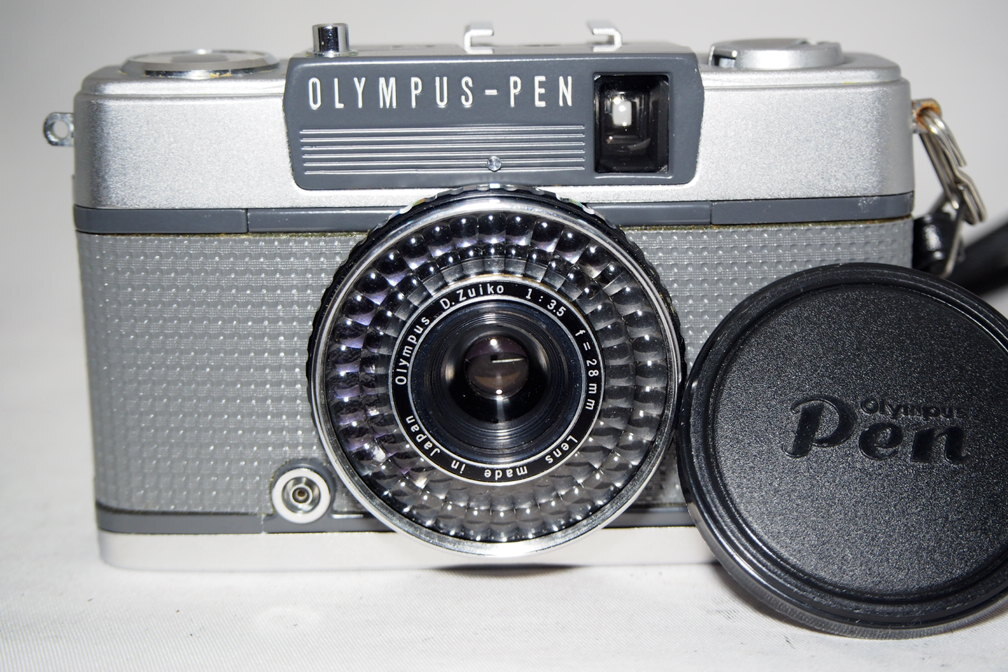 【分解整備済】オリンパスペンEE-2 モルト張替済 レンズキャップ・ストラップ付拍卖