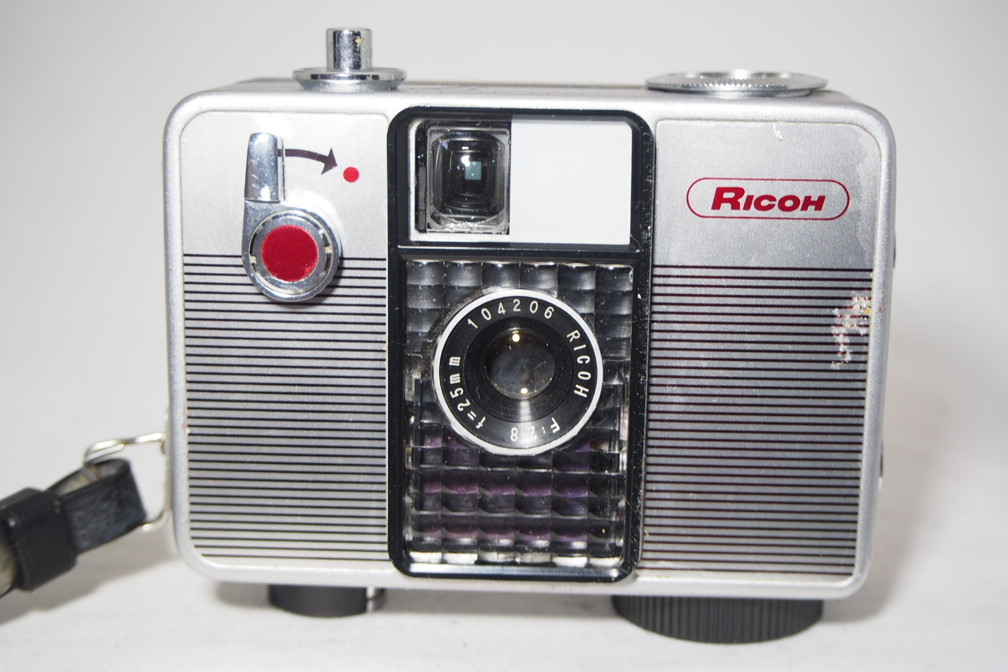 【分解整備済】リコーオートハーフS黒縞 モルト張替済 露出計動作確認 ストラップ付拍卖