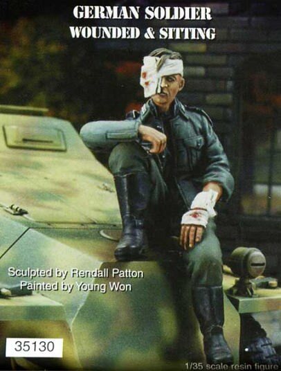 ●蔵出し! 処分品 ウォーリア WAR35130 1/35 ドイツ軍 負傷兵 レジン製フィギュア拍卖