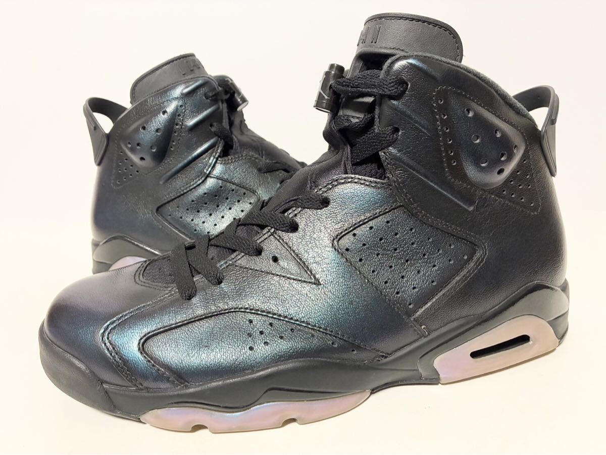 2016 美中古 NIKE AIR JORDAN 6 AS ALL STAR BLACK WHITE CHAMELEON AJ6 ナイキ エア ジョーダン ブラック ホワイト 28cm US10 907961-015拍卖