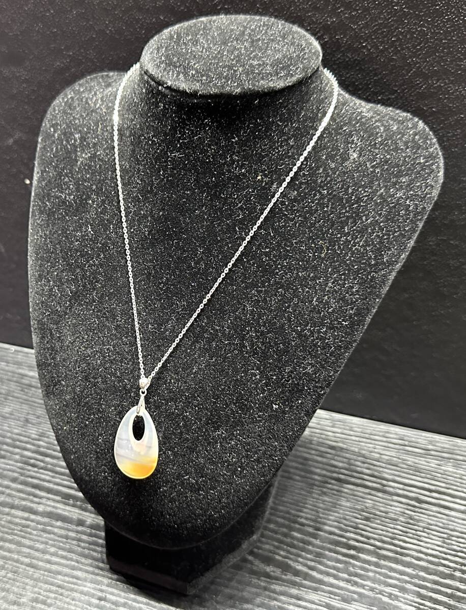 メノウ? カーネリアン? ネックレス 瑪瑙 アンティーク パワーストーン アクセサリー BA224拍卖