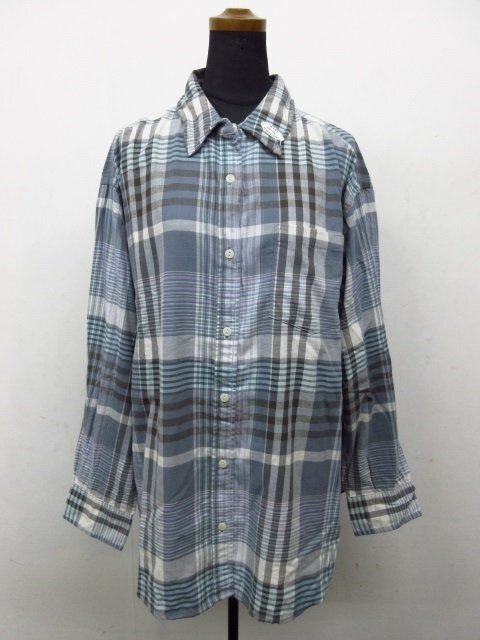 y1961 タグ付き未使用保管品 niko and... 40ビエラレピアチェックシャツ Mサイズ レディースシャツ ニコアンド 拍卖