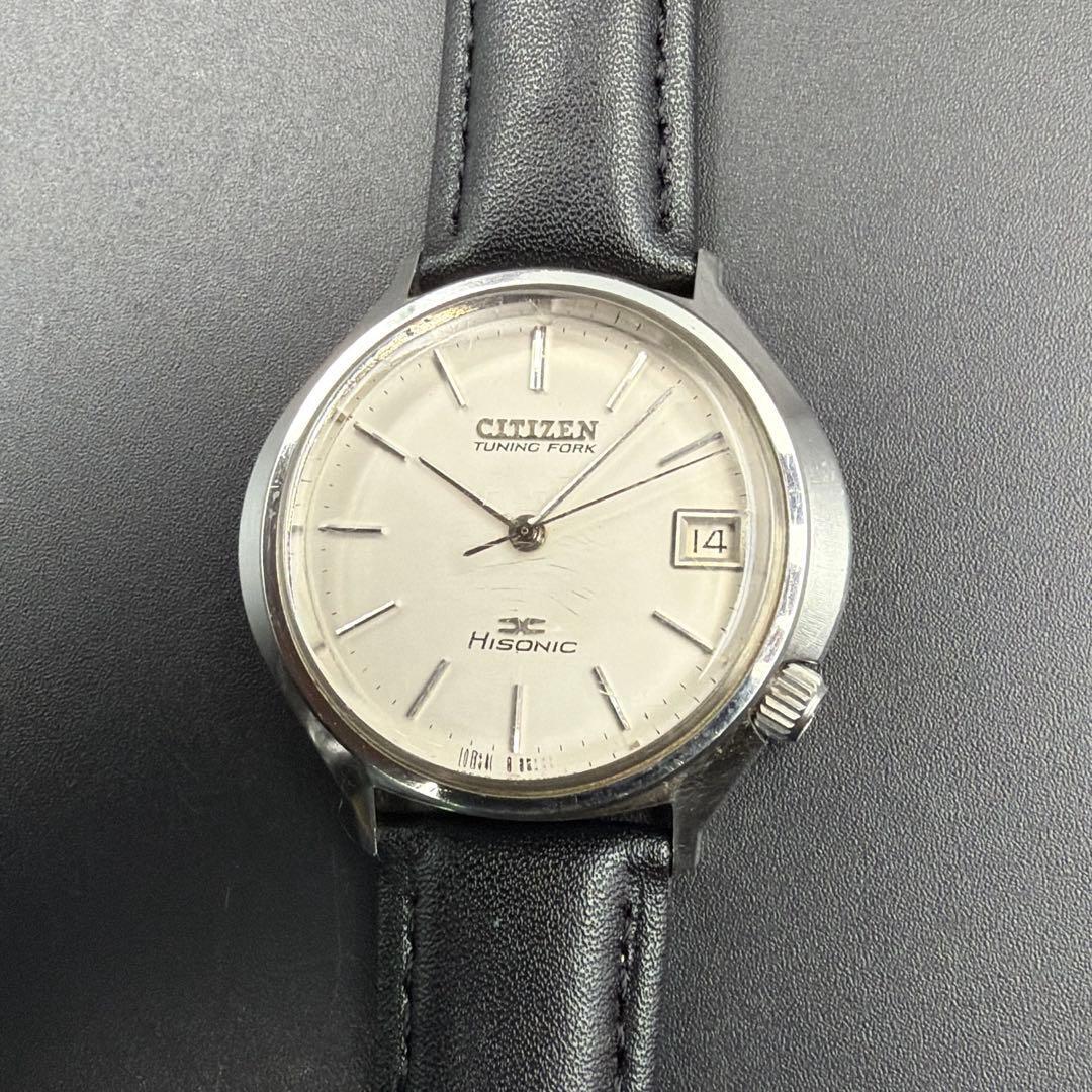 希少 稼動品 CITIZEN HISONIC TUNING FORK 音叉時計 スイープセコンド スイープ運針 メダリオン シチズン クォーツ拍卖