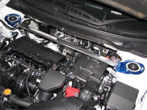 カワイワークス 補強バー アウトランダー CW5W V6エンジン車及びハイブリット除く フロントストラットバー typeOS 国産 受注生産品拍卖