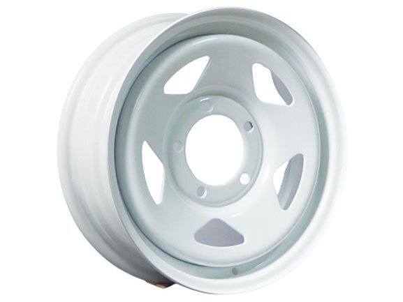 エムブロ オールドカントリー2 スチールホイール ジムニー JB23W JB64W 16インチ+20 1655 139/5H ホワイト 1本のみ スペアタイヤなど拍卖