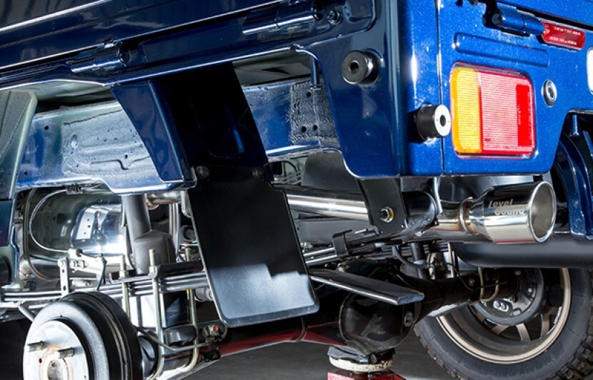 Spiegel レベルサウンド304 車検対応 軽トラック専用 マフラー 日産 NT100クリッパー DR16T シュピーゲル拍卖